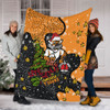 Wests Tigers Christmas Custom Blanket - Let's Get Lit Chrisse Pressie Blanket