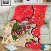 Redcliffe Dolphins Christmas Custom Blanket - Let's Get Lit Chrisse Pressie Blanket