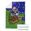 New Zealand Warriors Christmas Custom Blanket - Let's Get Lit Chrisse Pressie Blanket