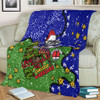 New Zealand Warriors Christmas Custom Blanket - Let's Get Lit Chrisse Pressie Blanket