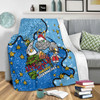 New South Wales Cockroaches Christmas Custom Blanket - Let's Get Lit Chrisse Pressie Blanket