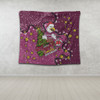 Manly Warringah Sea Eagles Christmas Custom Tapestry - Let's Get Lit Chrisse Pressie Tapestry