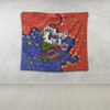 Newcastle Knights Christmas Custom Tapestry - Let's Get Lit Chrisse Pressie Tapestry