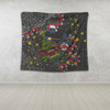 Penrith Panthers Christmas Custom Tapestry - Let's Get Lit Chrisse Pressie Tapestry