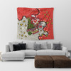 St. George Illawarra Dragons Christmas Custom Tapestry - Let's Get Lit Chrisse Pressie Tapestry