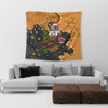 Wests Tigers Christmas Custom Tapestry - Let's Get Lit Chrisse Pressie Tapestry