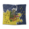 North Queensland Cowboys Christmas Custom Tapestry - Let's Get Lit Chrisse Pressie Tapestry