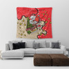 Redcliffe Dolphins Christmas Custom Tapestry - Let's Get Lit Chrisse Pressie Tapestry
