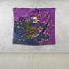 Melbourne Storm Christmas Custom Tapestry - Let's Get Lit Chrisse Pressie Tapestry