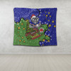 New Zealand Warriors Christmas Custom Tapestry - Let's Get Lit Chrisse Pressie Tapestry