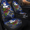 Canterbury-Bankstown Bulldogs Christmas Custom Car Seat Cover - Let's Get Lit Chrisse Pressie Car Seat Cover