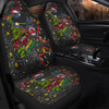 Penrith Panthers Christmas Custom Car Seat Cover - Let's Get Lit Chrisse Pressie Car Seat Cover