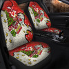 St. George Illawarra Dragons Christmas Custom Car Seat Cover - Let's Get Lit Chrisse Pressie Car Seat Cover