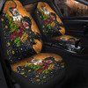 Wests Tigers Christmas Custom Car Seat Cover - Let's Get Lit Chrisse Pressie Car Seat Cover