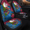 Brisbane Broncos Christmas Custom Car Seat Cover - Let's Get Lit Chrisse Pressie Car Seat Cover