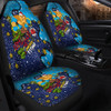 Gold Coast Titans Christmas Custom Car Seat Cover - Let's Get Lit Chrisse Pressie Car Seat Cover