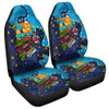 Gold Coast Titans Christmas Custom Car Seat Cover - Let's Get Lit Chrisse Pressie Car Seat Cover