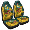 Australia Wallabies Christmas Custom Car Seat Cover - Let's Get Lit Chrisse Pressie Car Seat Cover