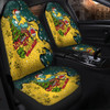 Australia Wallabies Christmas Custom Car Seat Cover - Let's Get Lit Chrisse Pressie Car Seat Cover