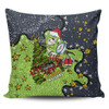 Canberra Raiders Christmas Custom Pillow Cases - Let's Get Lit Chrisse Pressie Pillow Cases