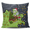 Canberra Raiders Christmas Custom Pillow Cases - Let's Get Lit Chrisse Pressie Pillow Cases