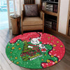 South Sydney Rabbitohs Custom Round Rug - Let's Get Lit Chrisse Pressie Round Rug