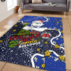 Canterbury-Bankstown Bulldogs Christmas Custom Area Rug - Let's Get Lit Chrisse Pressie Area Rug