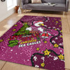 Manly Warringah Sea Eagles Christmas Custom Area Rug - Let's Get Lit Chrisse Pressie Area Rug