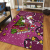 Manly Warringah Sea Eagles Christmas Custom Area Rug - Let's Get Lit Chrisse Pressie Area Rug