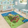 Parramatta Eels Christmas Custom Area Rug - Let's Get Lit Chrisse Pressie Area Rug