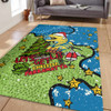 Parramatta Eels Christmas Custom Area Rug - Let's Get Lit Chrisse Pressie Area Rug