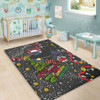 Penrith Panthers Christmas Custom Area Rug - Let's Get Lit Chrisse Pressie Area Rug