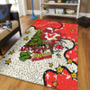 St. George Illawarra Dragons Christmas Custom Area Rug - Let's Get Lit Chrisse Pressie Area Rug