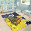 North Queensland Cowboys Christmas Custom Area Rug - Let's Get Lit Chrisse Pressie Area Rug