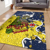 North Queensland Cowboys Christmas Custom Area Rug - Let's Get Lit Chrisse Pressie Area Rug