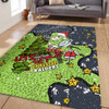 Canberra Raiders Christmas Custom Area Rug - Let's Get Lit Chrisse Pressie Area Rug