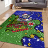 New Zealand Warriors Christmas Custom Area Rug - Let's Get Lit Chrisse Pressie Area Rug