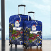Canterbury-Bankstown Bulldogs Christmas Custom Luggage Cover - Let's Get Lit Chrisse Pressie Luggage Cover
