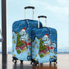 Cronulla-Sutherland Sharks Christmas Custom Luggage Cover - Let's Get Lit Chrisse Pressie Luggage Cover