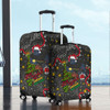 Penrith Panthers Christmas Custom Luggage Cover - Let's Get Lit Chrisse Pressie Luggage Cover