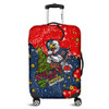 Sydney Roosters Christmas Custom Luggage Cover - Let's Get Lit Chrisse Pressie Luggage Cover