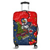 Sydney Roosters Christmas Custom Luggage Cover - Let's Get Lit Chrisse Pressie Luggage Cover