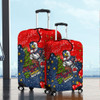 Sydney Roosters Christmas Custom Luggage Cover - Let's Get Lit Chrisse Pressie Luggage Cover