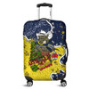 North Queensland Cowboys Christmas Custom Luggage Cover - Let's Get Lit Chrisse Pressie Luggage Cover