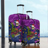 Melbourne Storm Christmas Custom Luggage Cover - Let's Get Lit Chrisse Pressie Luggage Cover