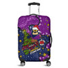 Melbourne Storm Christmas Custom Luggage Cover - Let's Get Lit Chrisse Pressie Luggage Cover