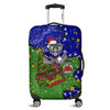 New Zealand Warriors Christmas Custom Luggage Cover - Let's Get Lit Chrisse Pressie Luggage Cover