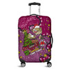 Queensland Cane Toads Christmas Custom Luggage Cover - Let's Get Lit Chrisse Pressie Luggage Cover