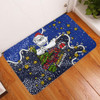 Canterbury-Bankstown Bulldogs Christmas Custom Doormat - Let's Get Lit Chrisse Pressie Doormat