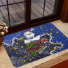 Canterbury-Bankstown Bulldogs Christmas Custom Doormat - Let's Get Lit Chrisse Pressie Doormat